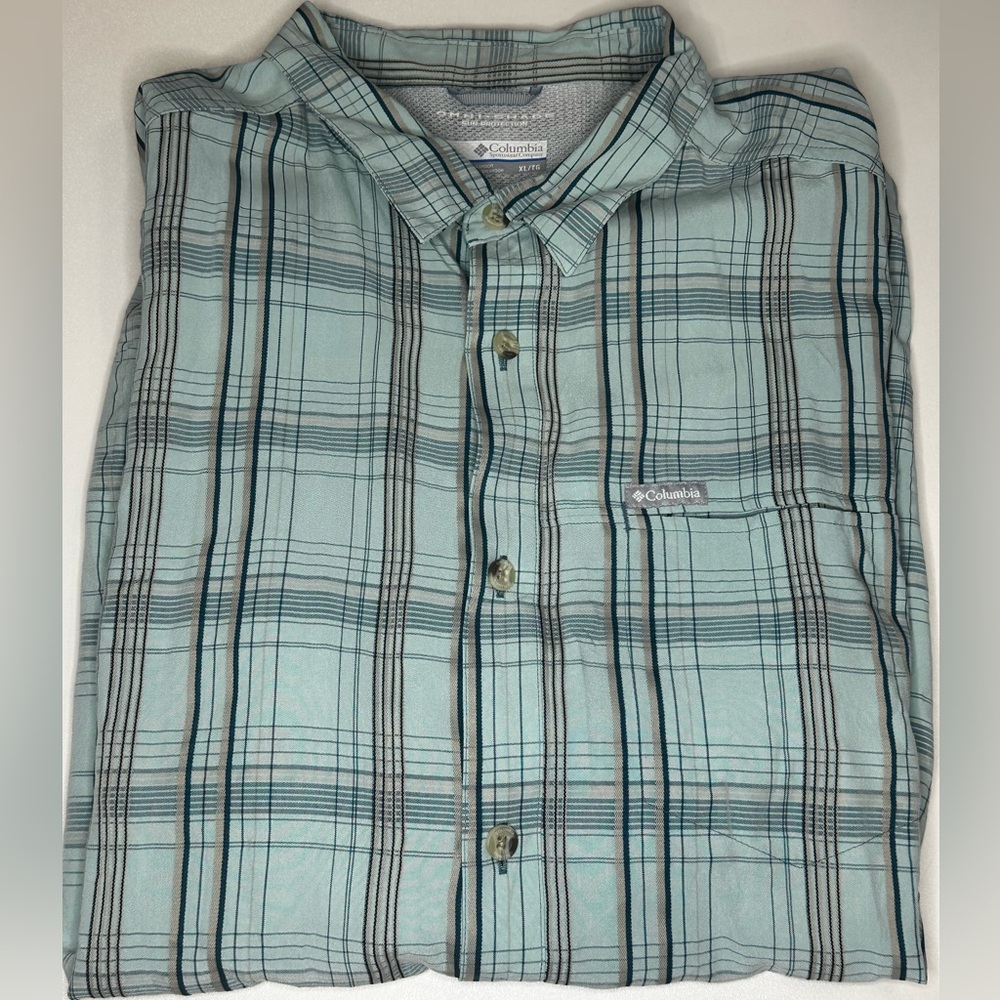 Men’s Columbia Omni shield short sleevebutton up